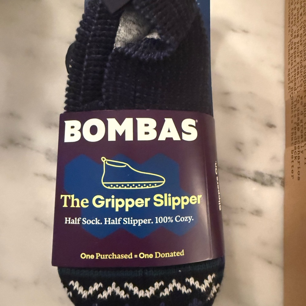 Bombas Gripper Slipper, size large